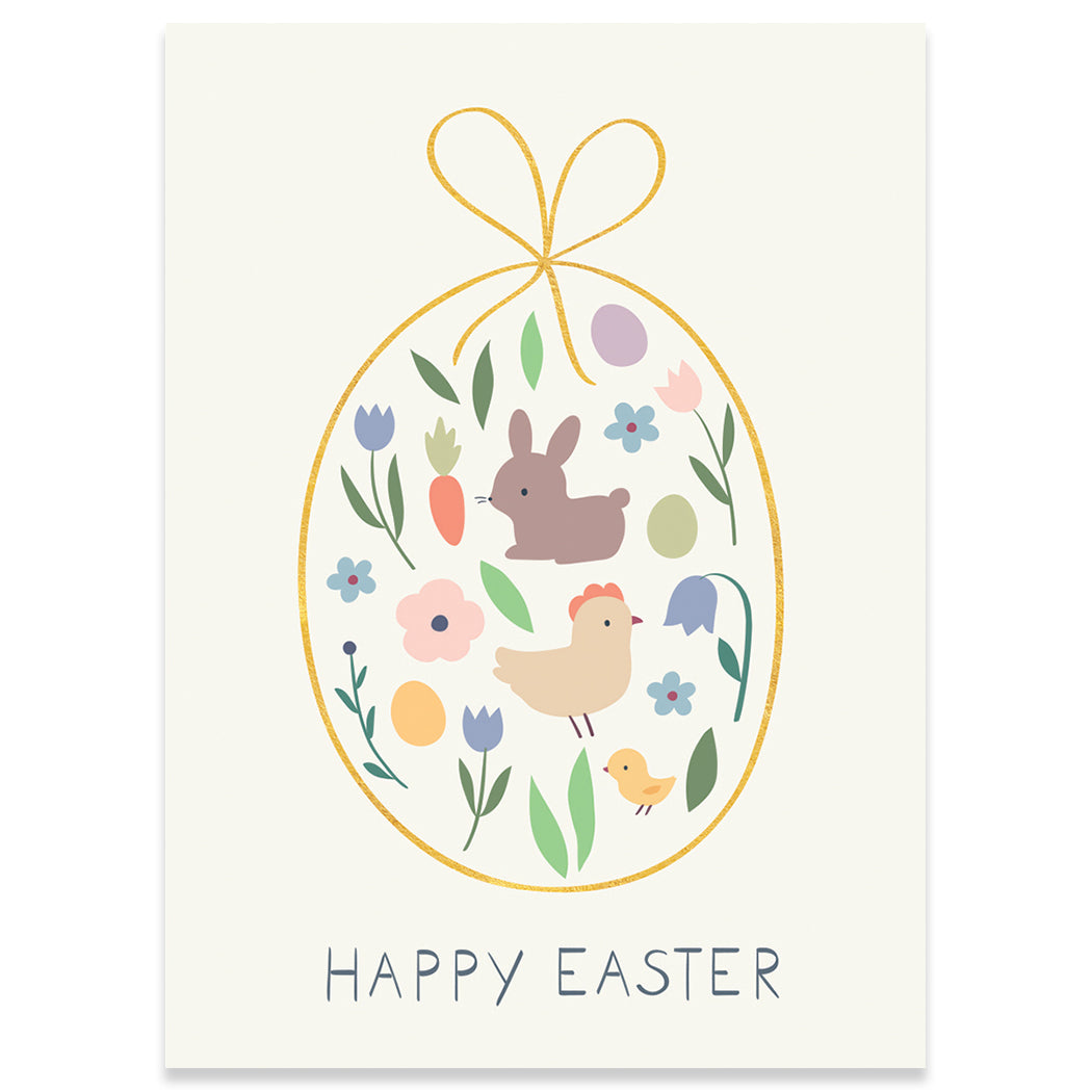 Easter Egg Greeting Card