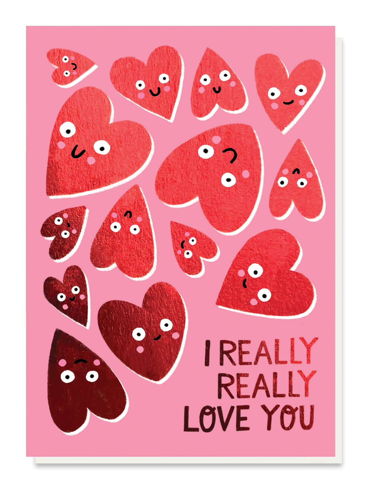 Really Really Love You Greeting Card