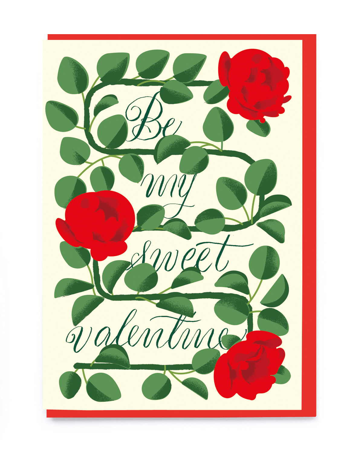 Valentine Roses Greeting Card