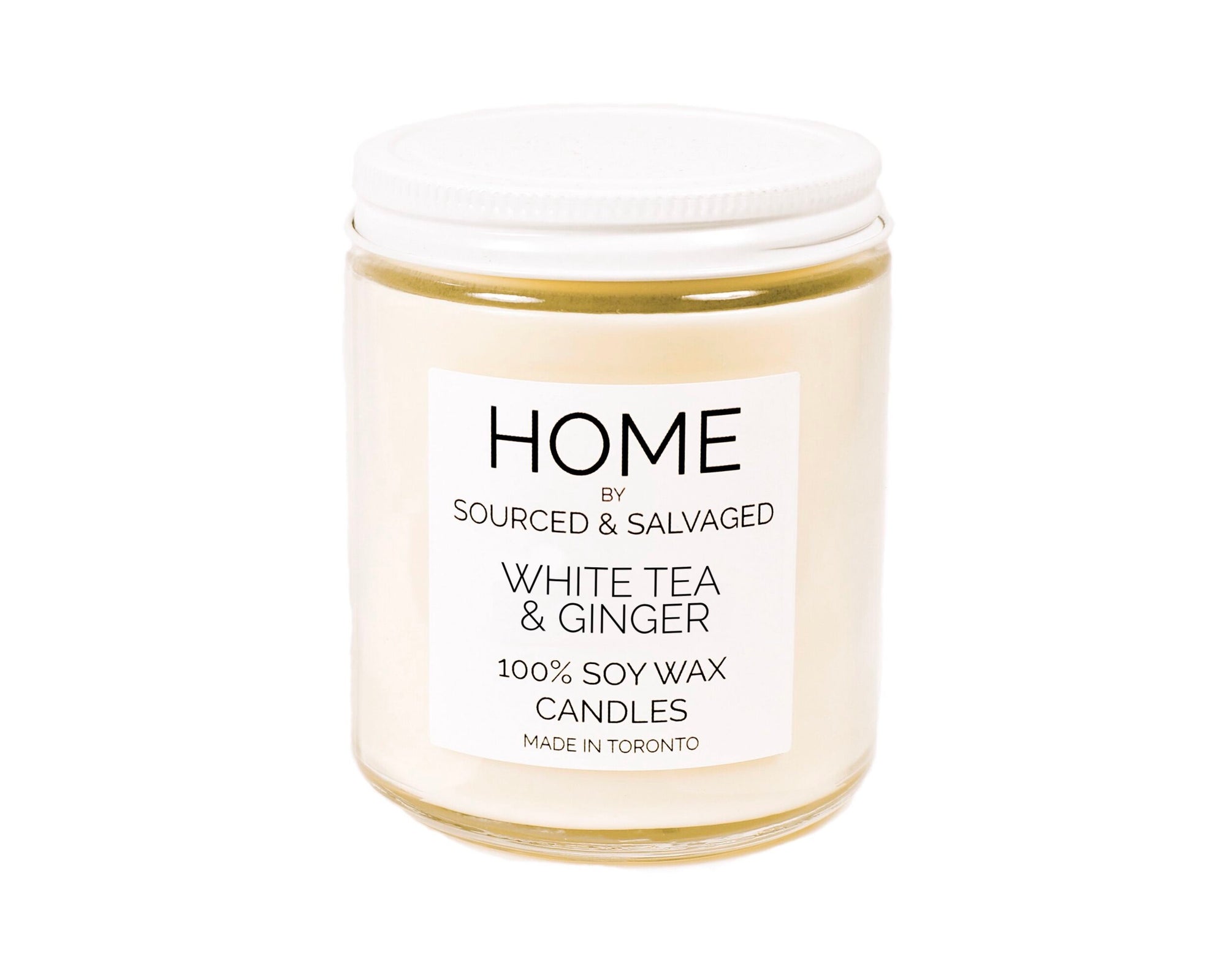 White Tea and Ginger Candle (8 oz)
