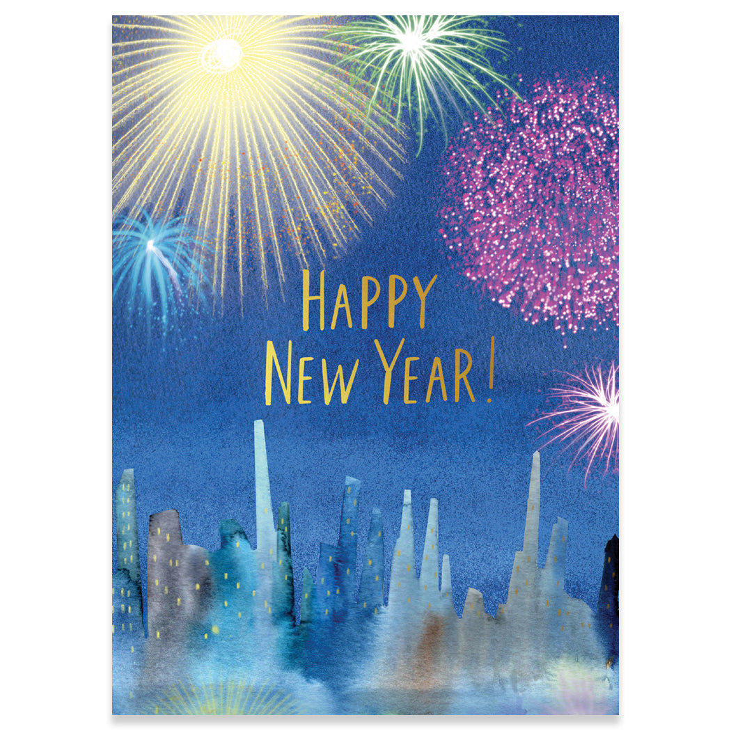 Fireworks Greeting Card