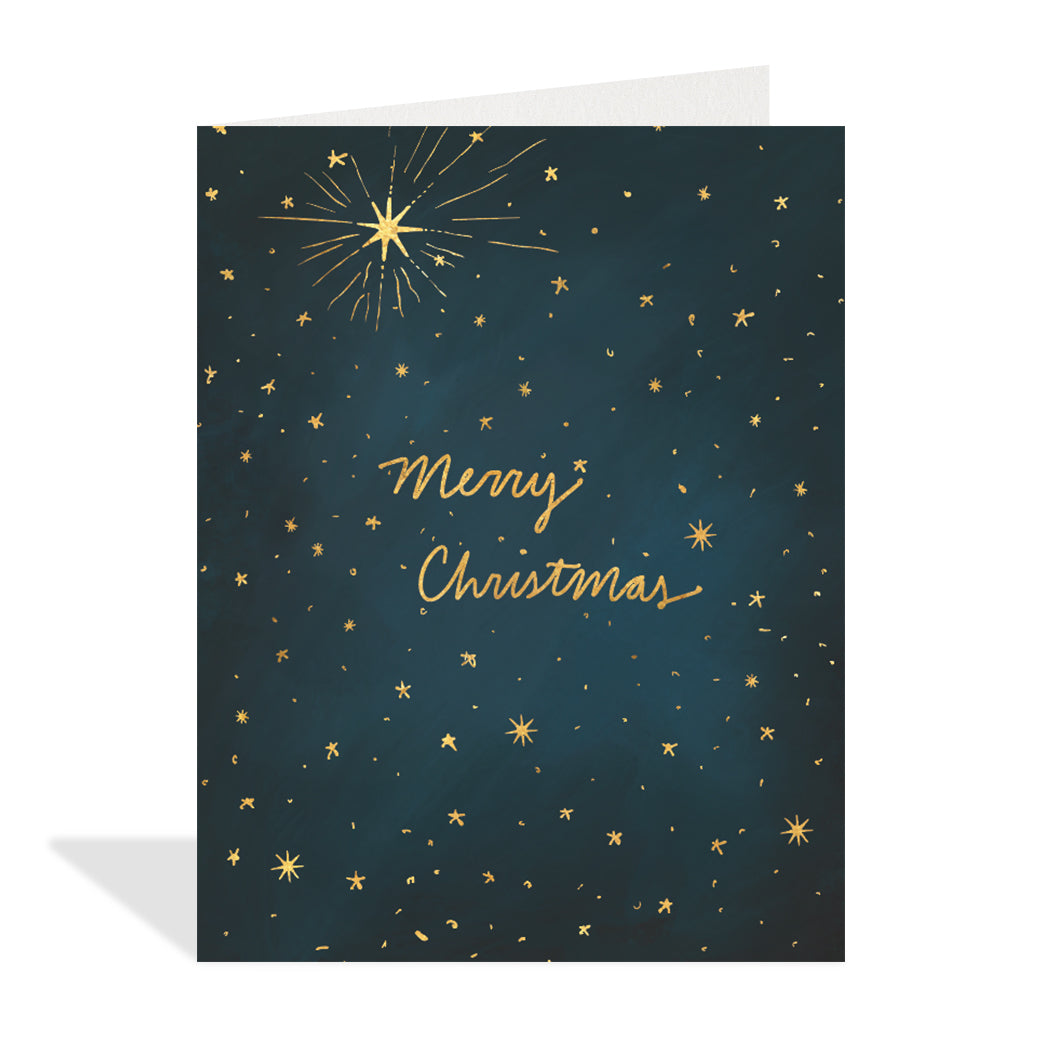 Christmas Night Greeting Card