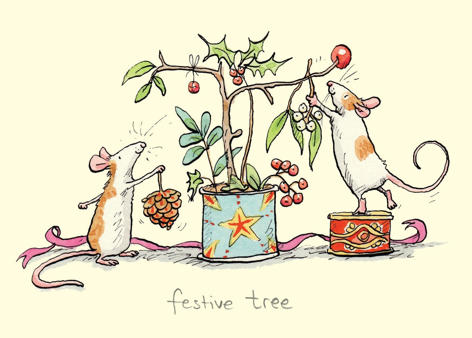 Festive Tree Greeting Card