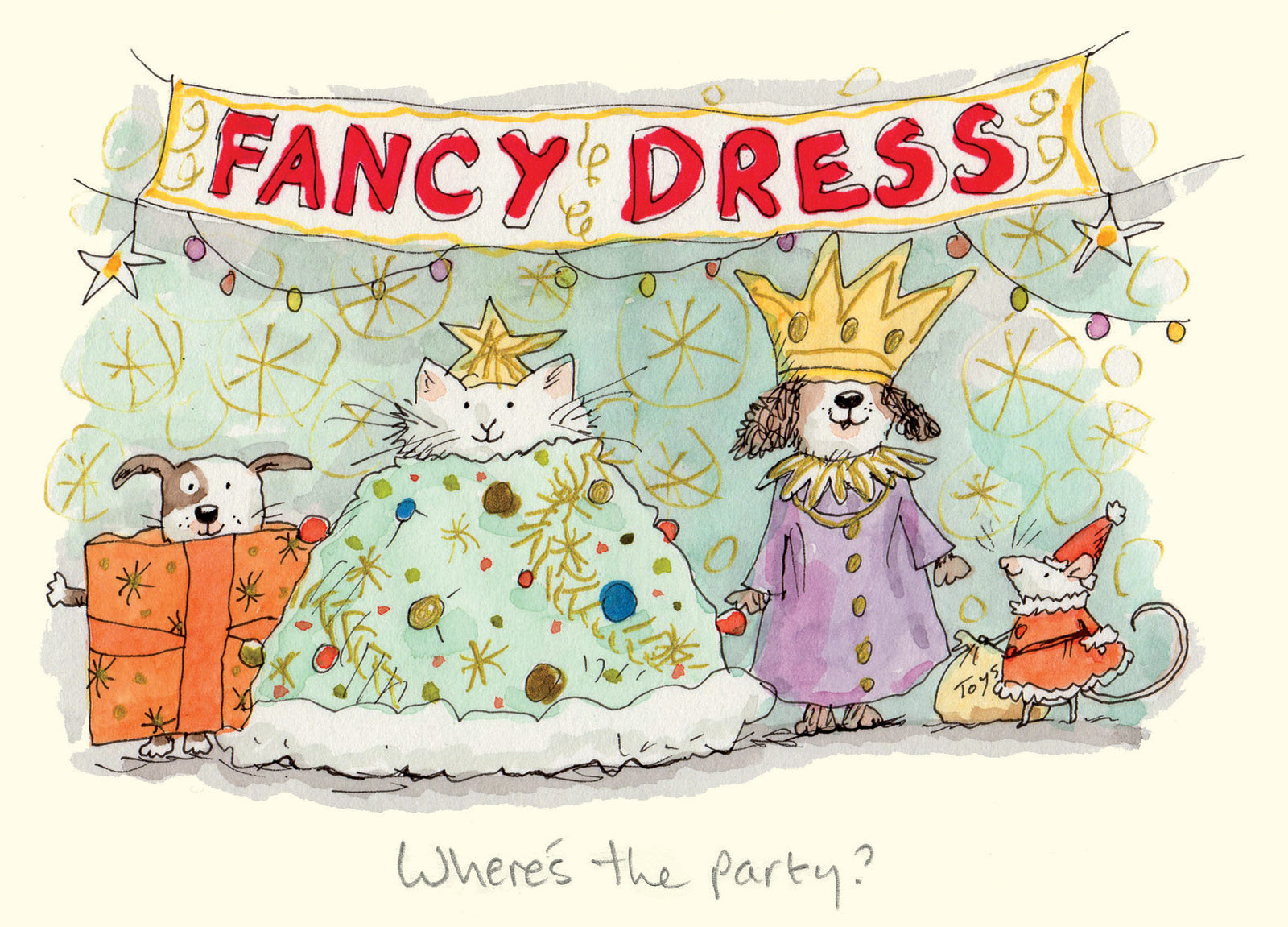 Where Is The Party Greeting Card