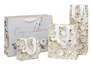Bag Bottle XL Congratulations Floral