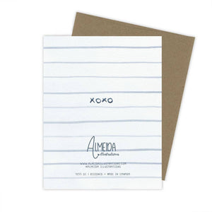 Love Notes Card | Love Card: Kraft