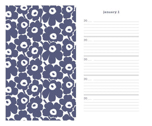 Marimekko One Line a Day (Blue Unikko)