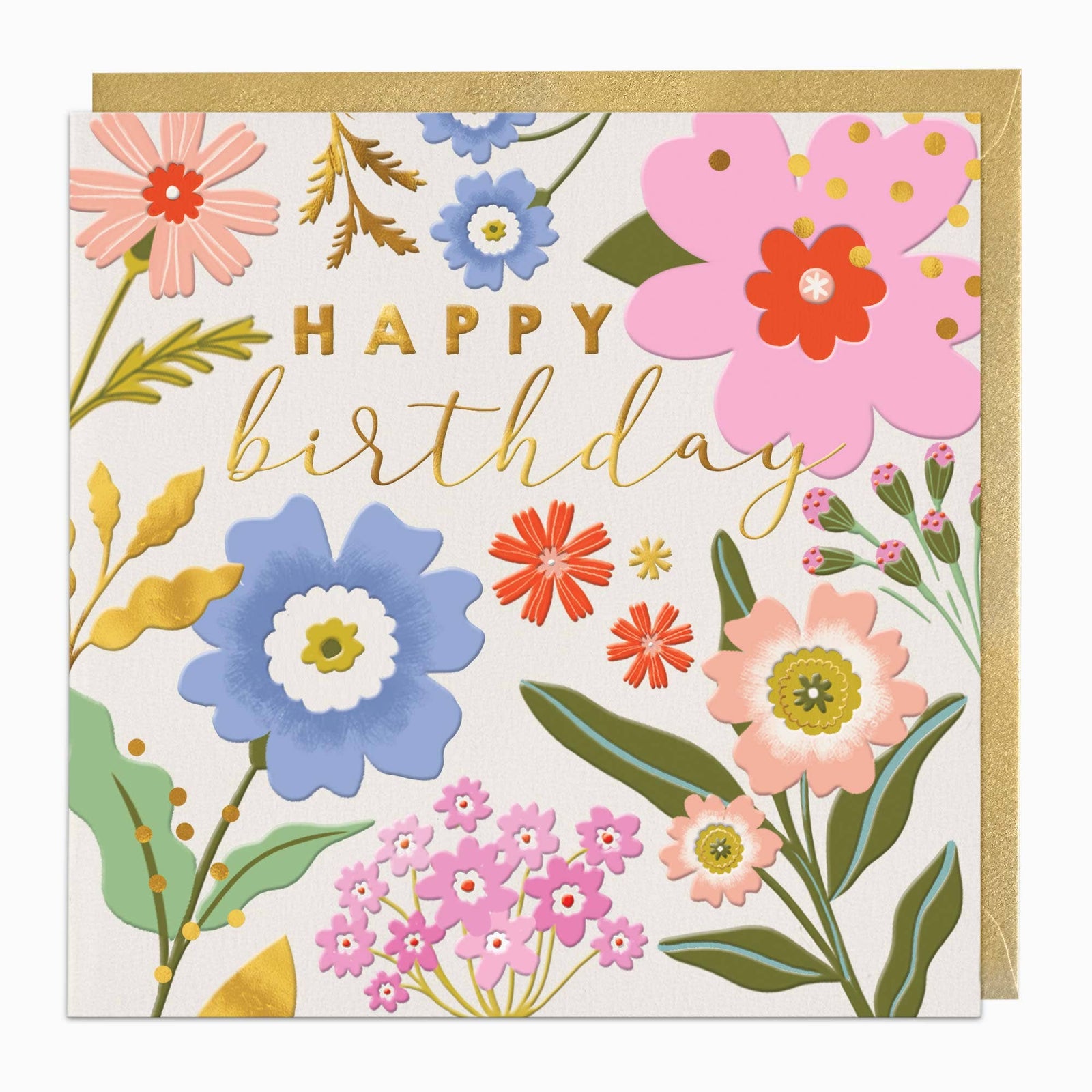 Bold Bontanic Birthday Card