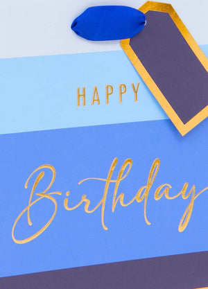 BAG MEDIUM H BDAY STRIPE