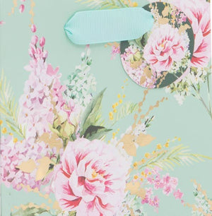 BAG SMALL SD PEONIES/FOXGLOVE