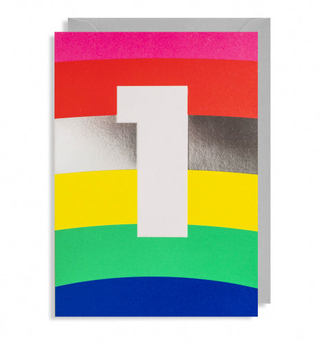 Number 1 Greeting Card