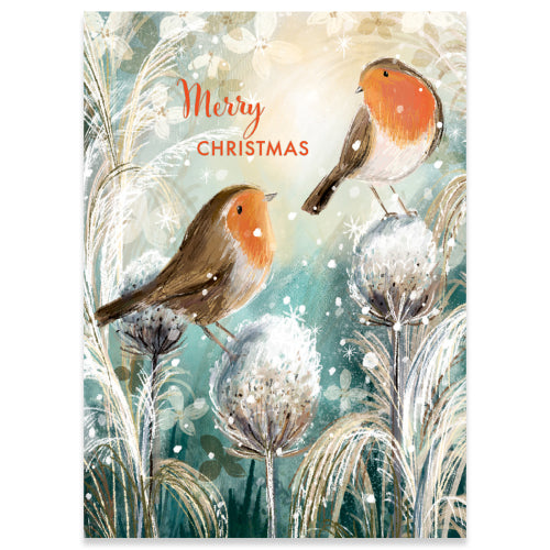 Robins Greeting Card