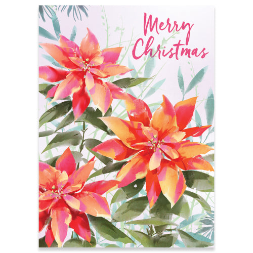 Poinsettia Greeting Card