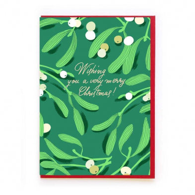 Mistletoe Greeting Card