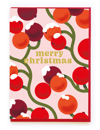 Winter Berries Greeting Card
