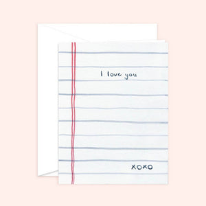Love Notes Card | Love Card: Kraft