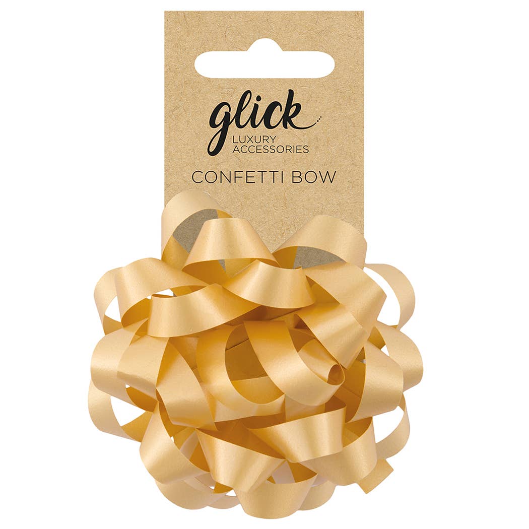 BOW CONFETTI GOLD