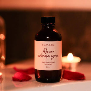 Mini bubble Bath | Rose + Champagne: 115ml