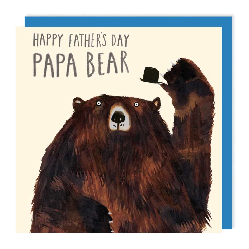 Father's Day Papa Bear Greeting Card