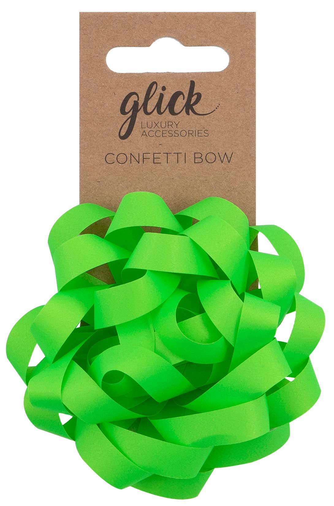 BOW CONFETTI NEON GREEN