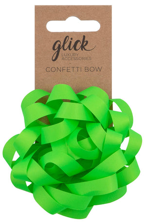 BOW CONFETTI NEON GREEN