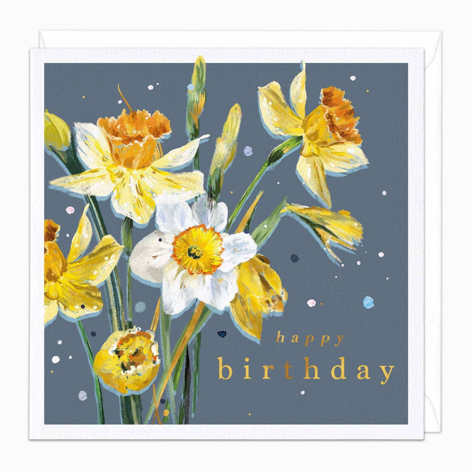 Daffodils Birthday Card