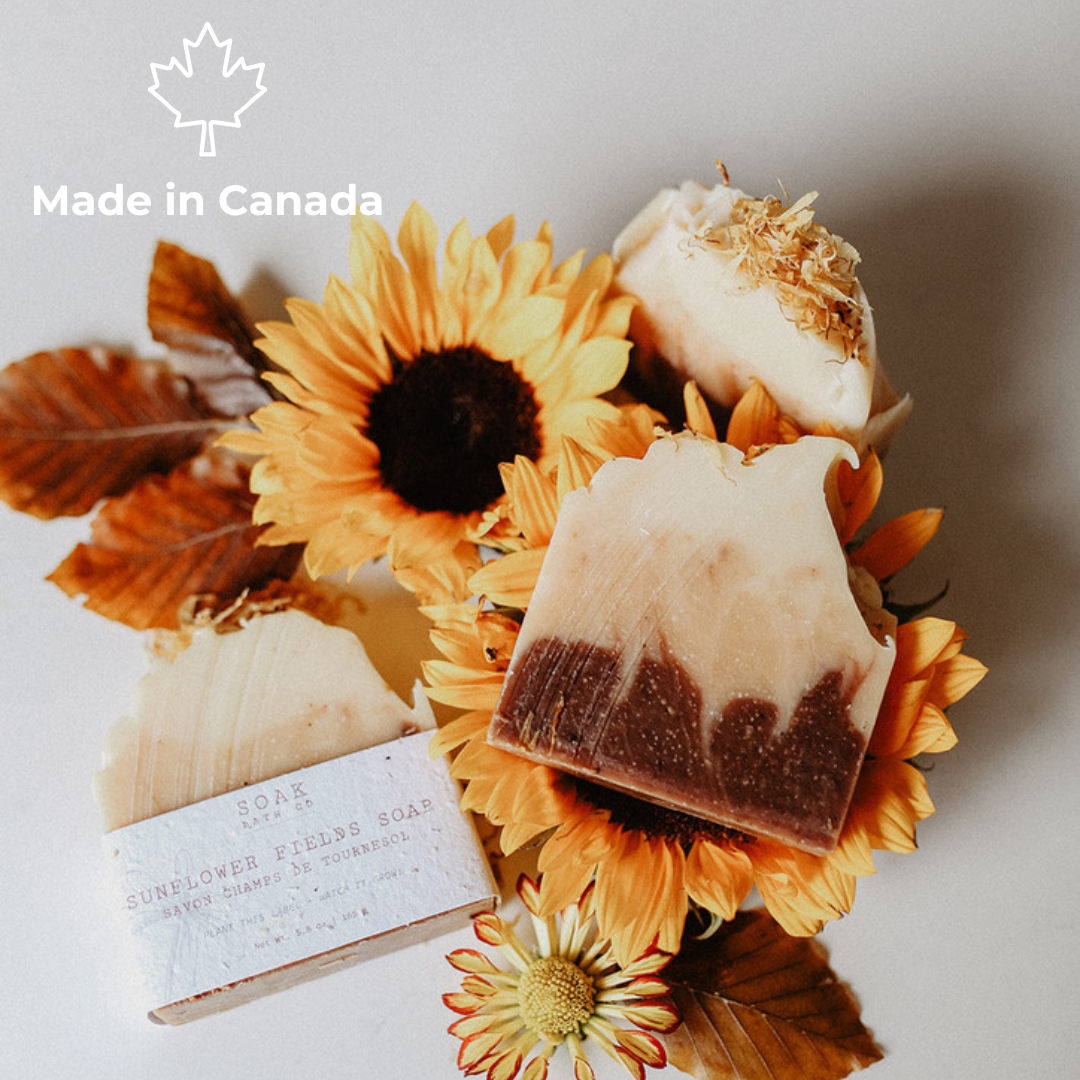 Sunflower Fields Soap - Made in Canada