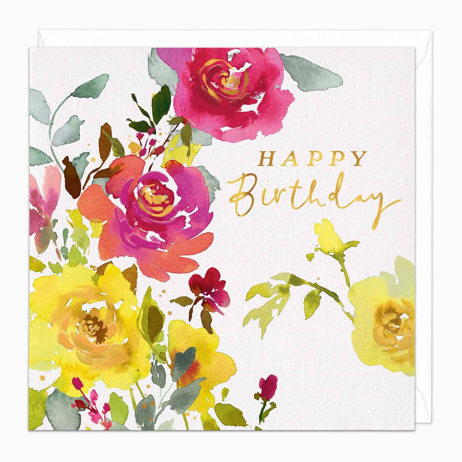 Roses in Bloom Birthday Card