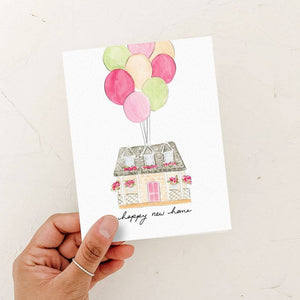 Happy New Home Card: White