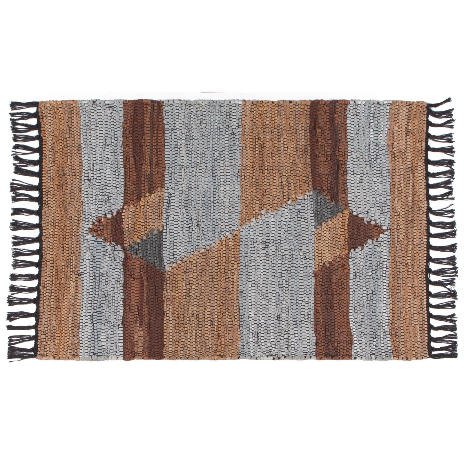 Rowan Leather Chindi Rug