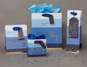 BAG MEDIUM H BDAY STRIPE