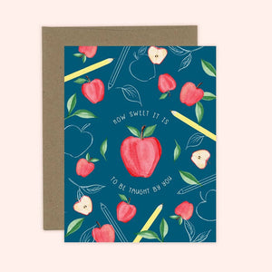 Teacher Appreciation Card: Kraft
