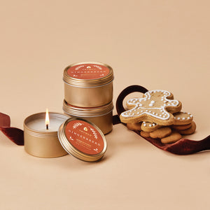 Thymes Gingerbread Travel Tin Candle
