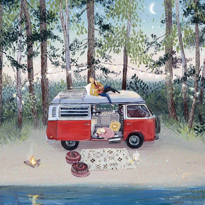 Van Life Greeting Card