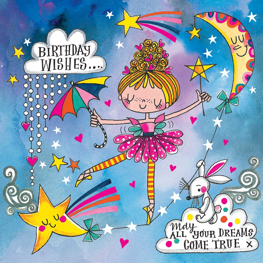 Birthday Fairy Wishes Greeting Card