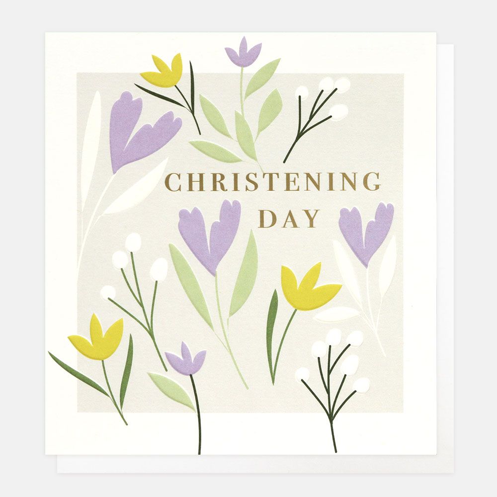 Christening Day Card