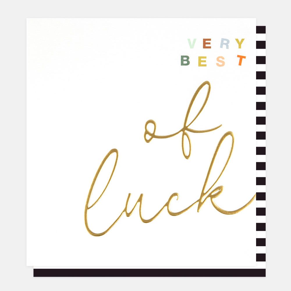 Best of Luck Card