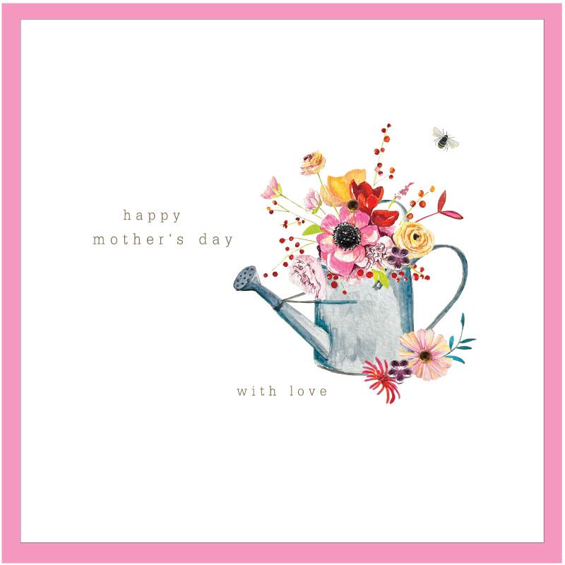Mother's Day Watering Can Greeting Card