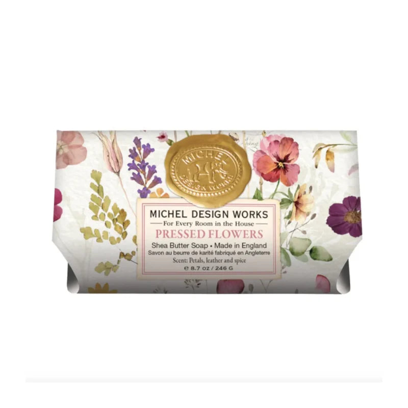 Pressed Flowers Soap Bar Michele Design Works