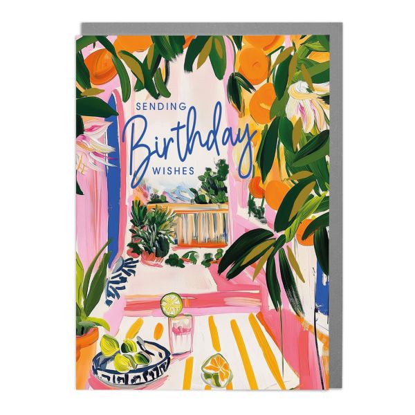 Sending Birthday Wishes Greeting Card