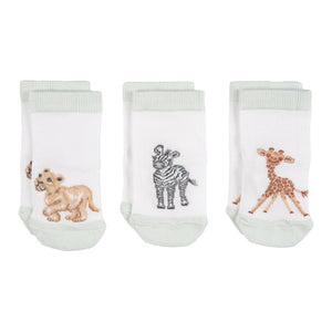 Little Savannah African Animal Socks