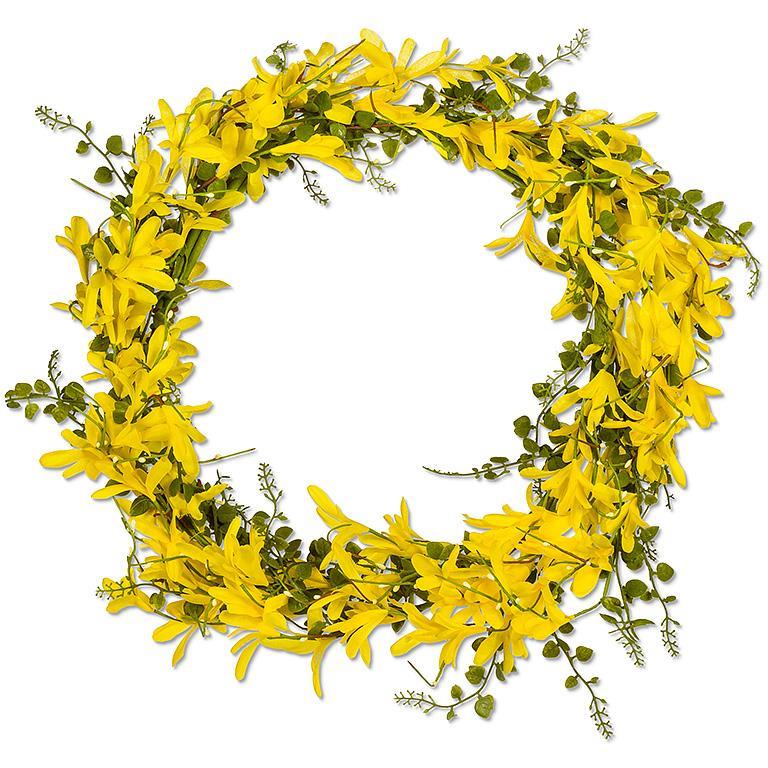 Forsythia Wreath - Large