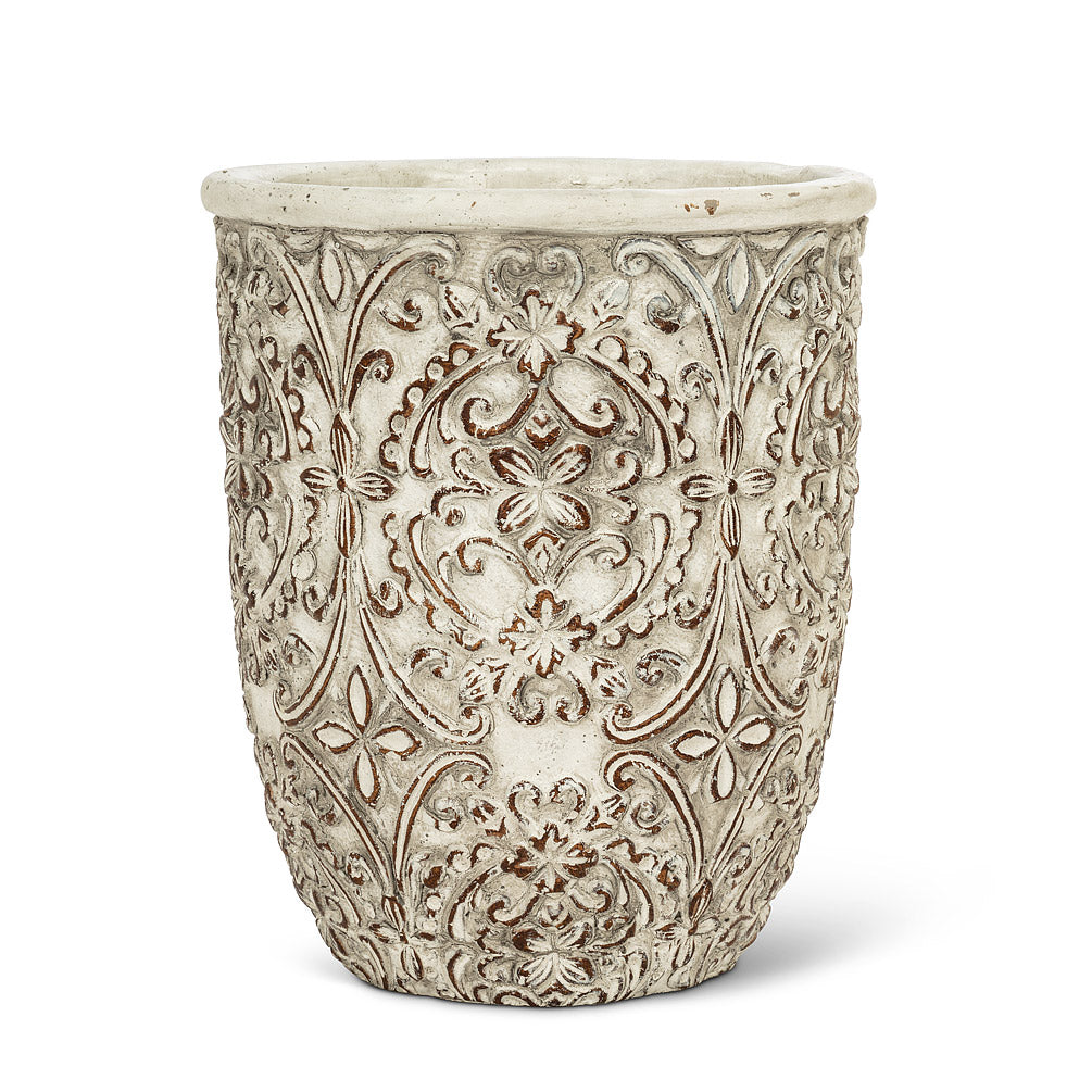 Embossed Vase/Planter - Tall