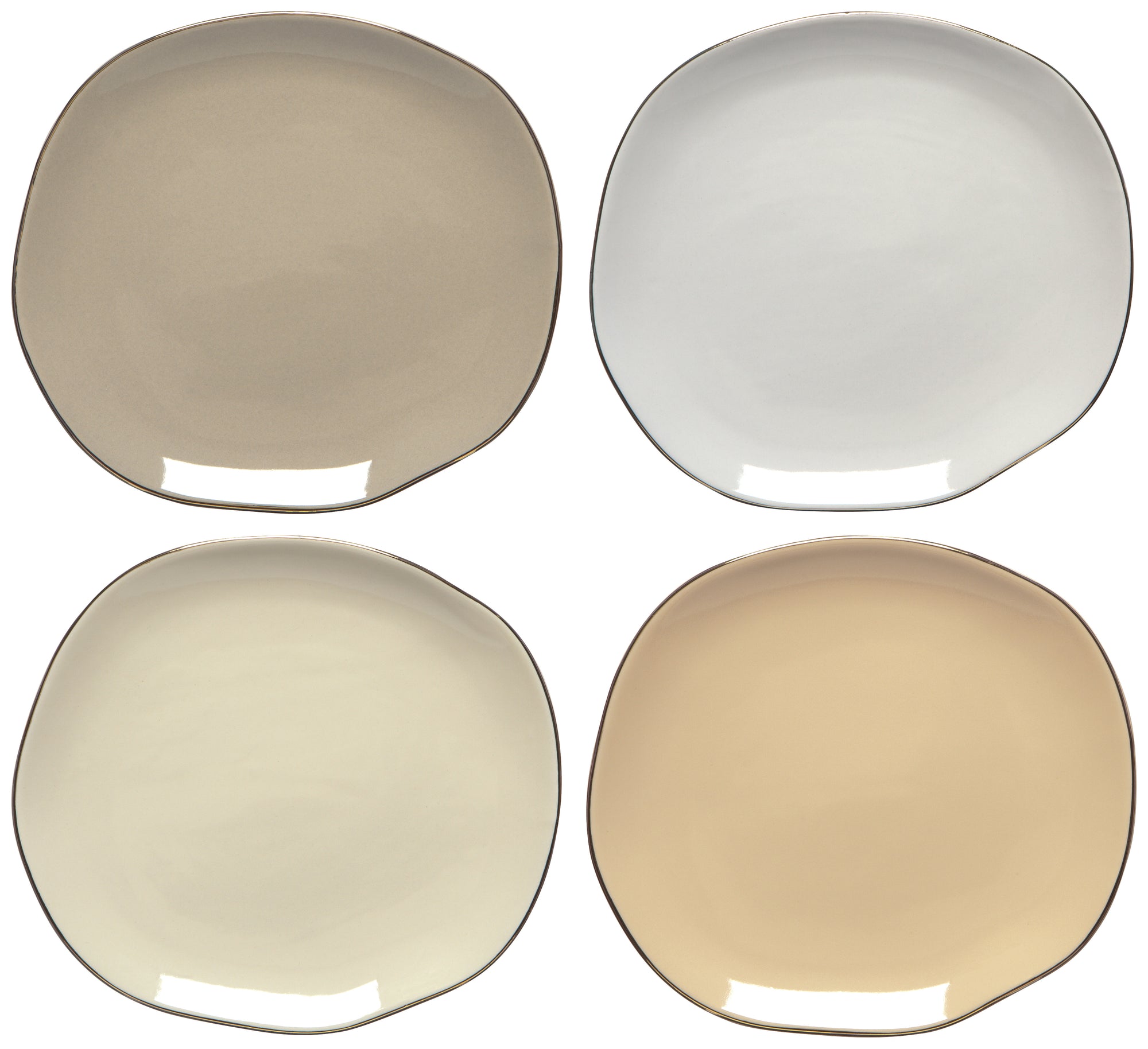 Pebble Plates (Set of 4)