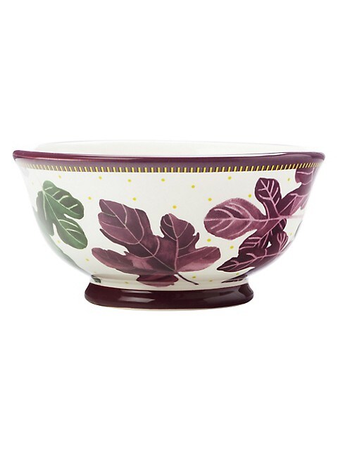 Fig Garden Footed Bowl