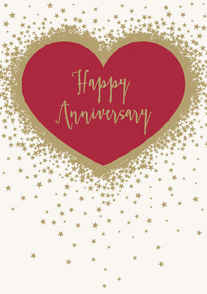 Happy Anniversary Heart Card