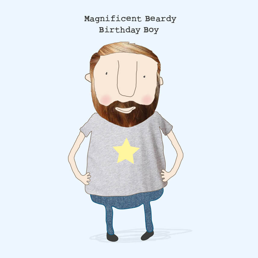 Beardy Boy Card