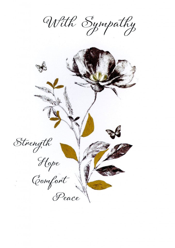 Strength, Hope and Peace Sympathy Card