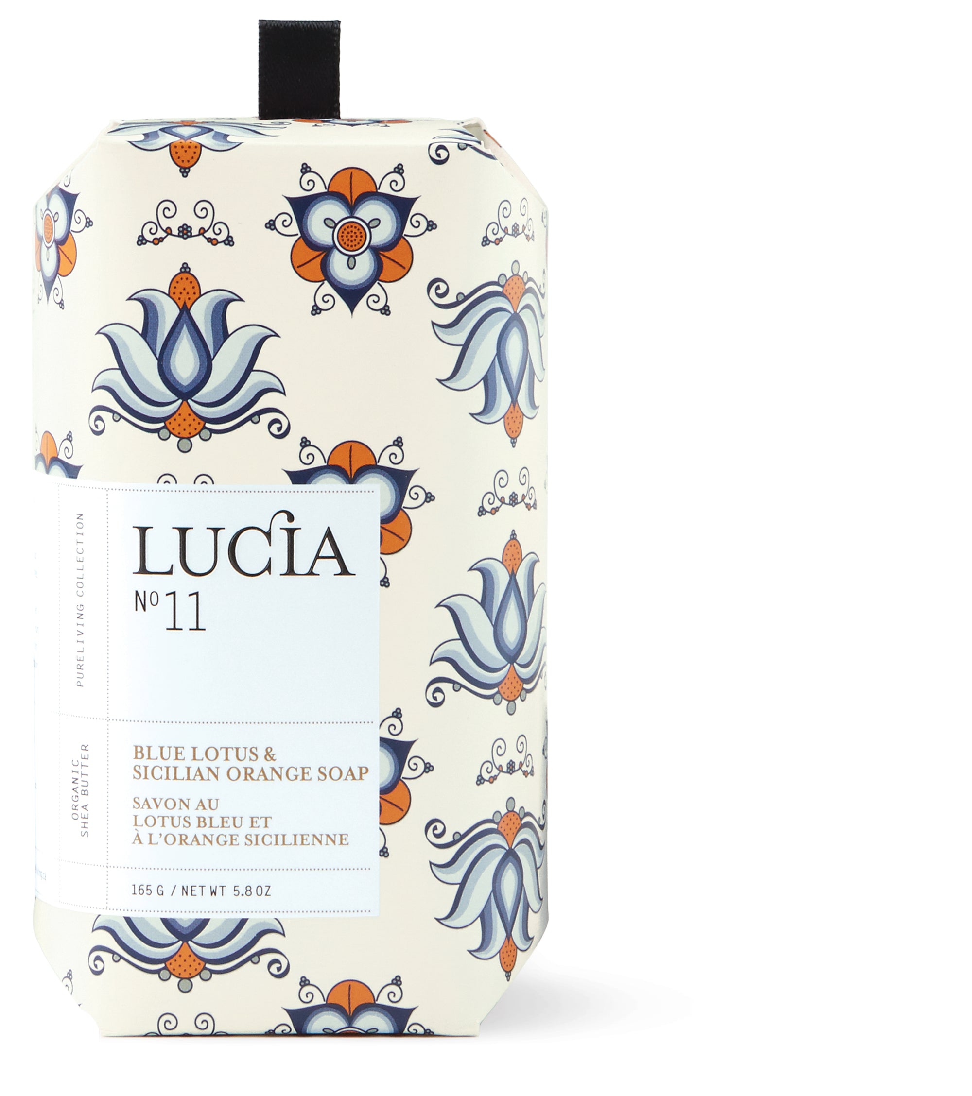Lucia - No.11 Blue Lotus & Sicilian Orange Bar Soap
