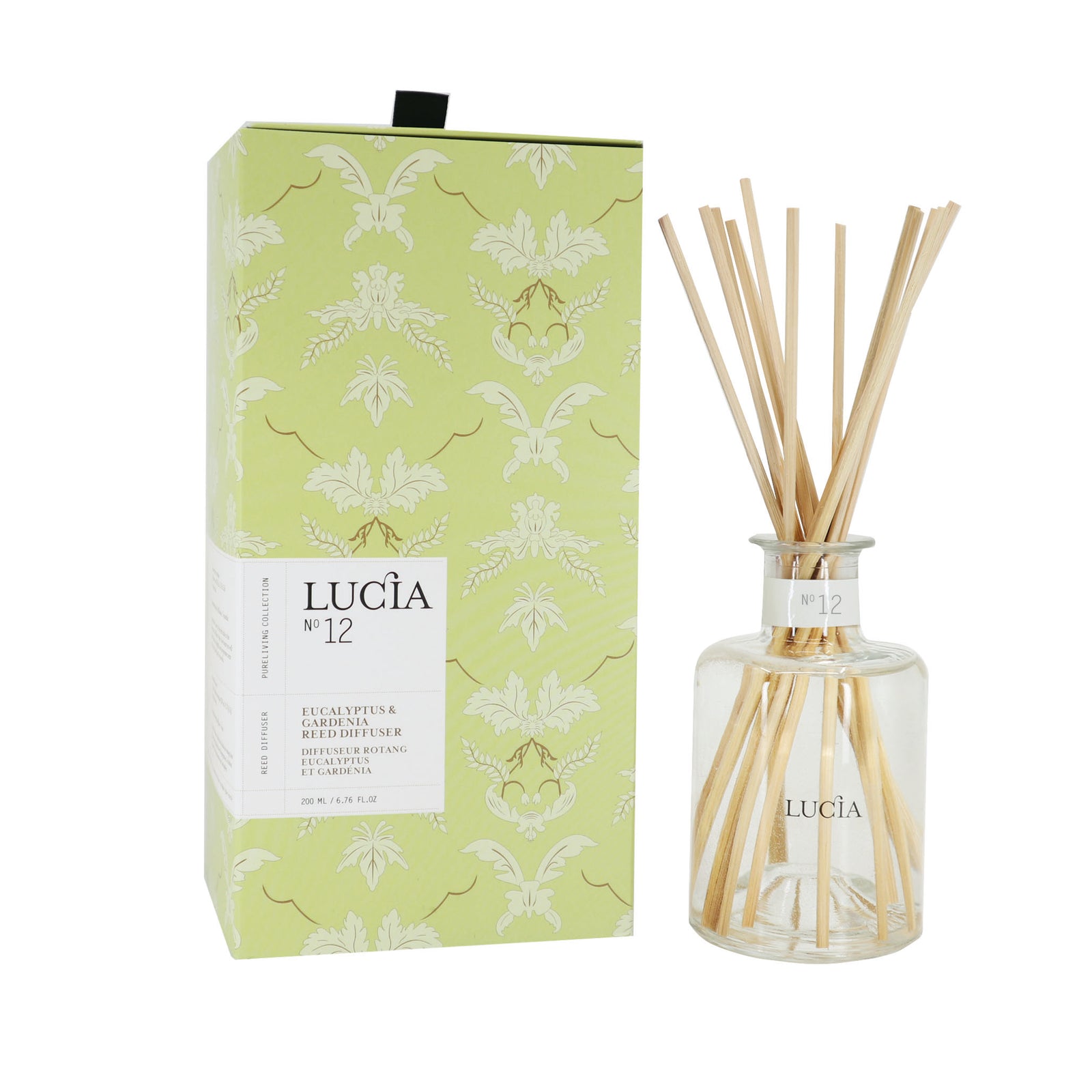 Lucia - No.12 Eucalyptus & Gardenia Reed Diffuser